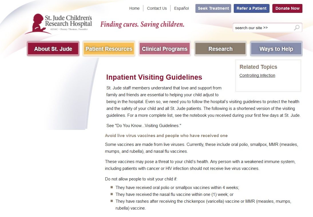 st-judes-vaccine-warning