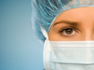 Close-Up Of A Doctor Wearing A Mask
