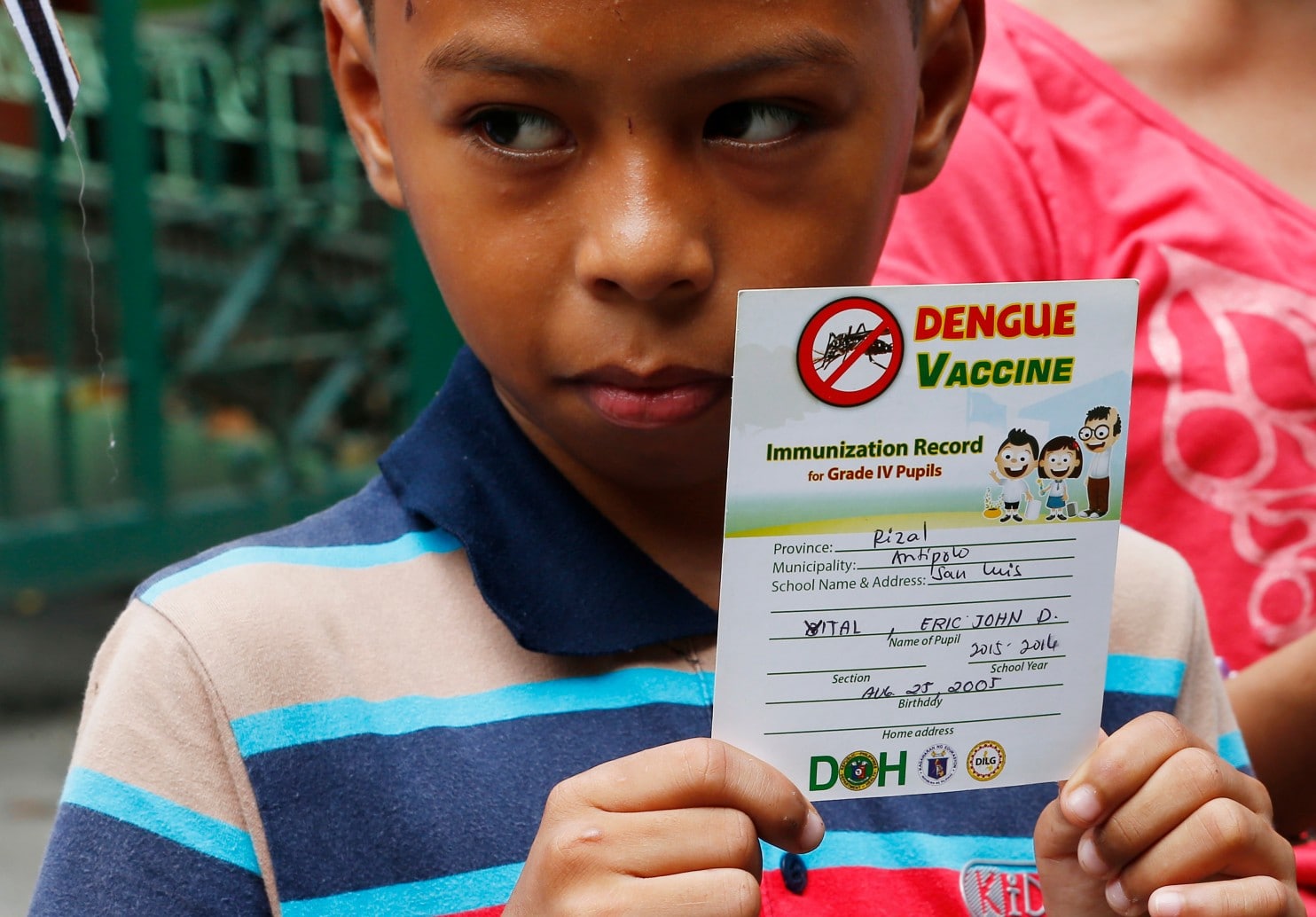 dengue vaccine philippine school children