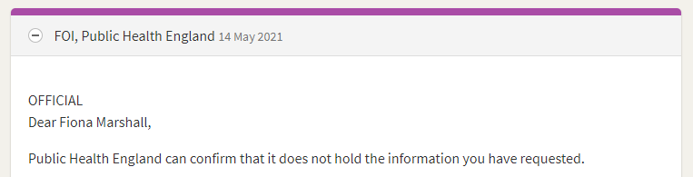 FOIA Reveals 5,522 People have Died Within 28 Days of Receiving COVID-19 Vaccines in Scotland PHE-statement-2