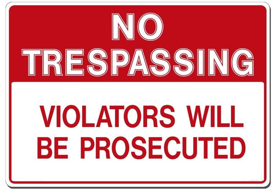 Newsom Announces Operation Omicron Offensive in California  Violators-prosecuted-no-tresspassing