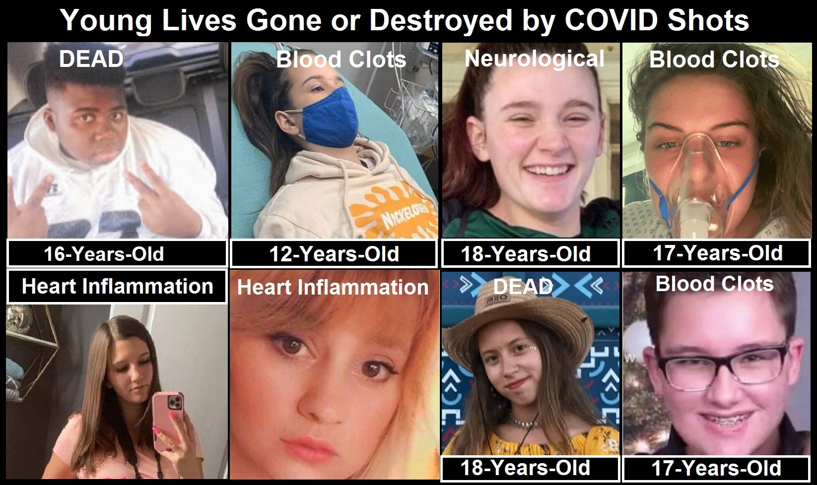 Children dying from covid shots