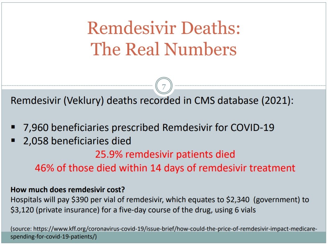 FDA Approves Killer COVID Drug for Babies Remdesivir-Deaths