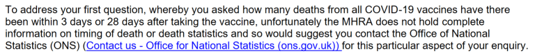 UK Medicine Regulator Confirms Injury and Fatality Stats Response-2-UK