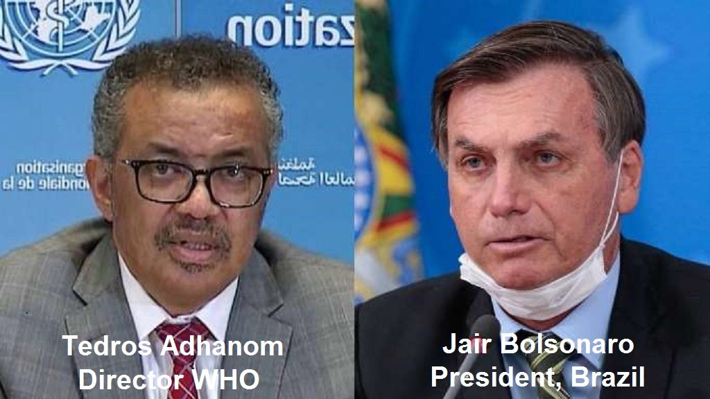 Brazilian President tells WHO Director “People are Dying” After COVID Shots – Pleads with WHO to Publicly NOT Recommend it for Children Tedros-Adhanom-with-Brazil-President