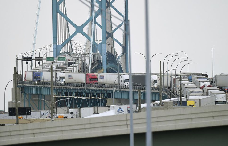 Trucker Freedom Convoy Now up Against Both Canadian and U.S. Government as They Try to Seize Funds on New Platform Ambassador-bridge