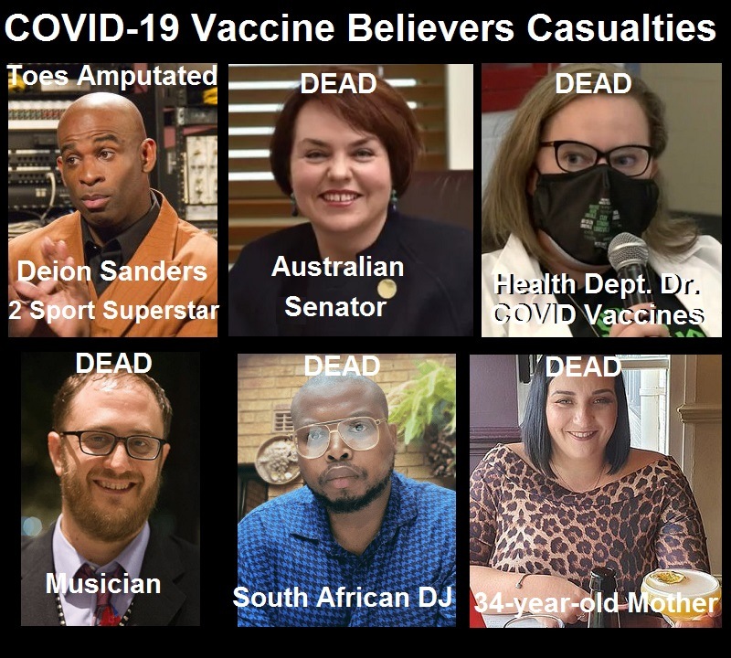 Covid vaccine believers casualties 3 22 22