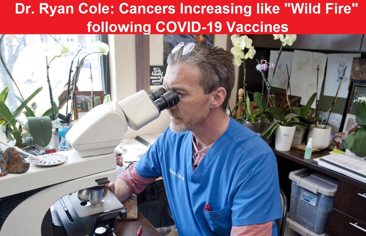 Dr. Ryan Cole – 7,500% Increase in Recorded Cases of Cancer Following COVID-19 Vaccines