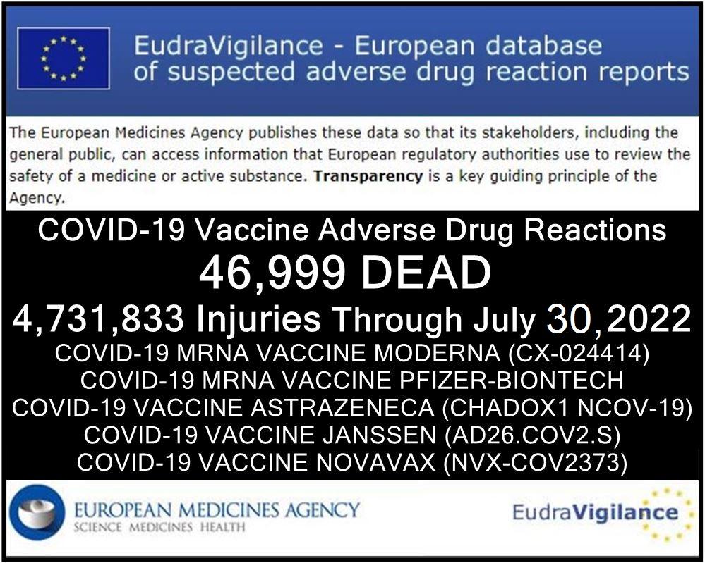EUDRA Stats thru July 30th 2022 EudraVigilance-Adrs-Jul-30-2