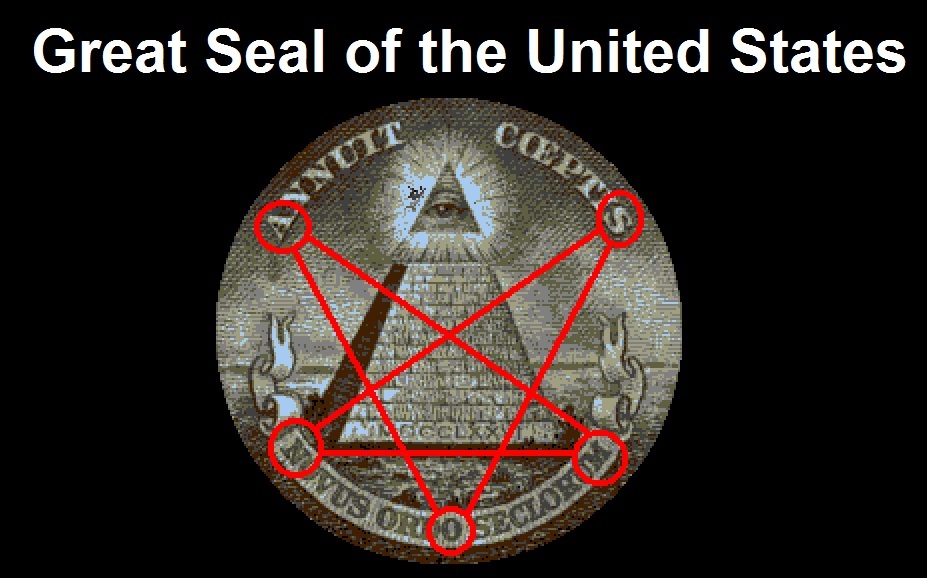 Freemason great seal dollar bill pentagram