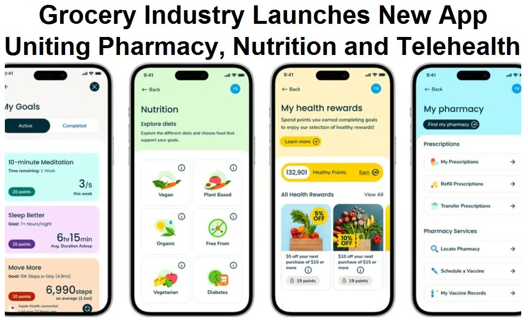 No Vaccine No Food?  Albertsons-App-pharma-food-telehealth