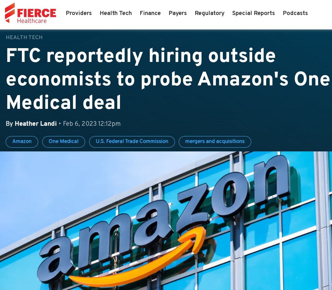 No Vaccine No Food?  Amazon-One-Medical-FTC