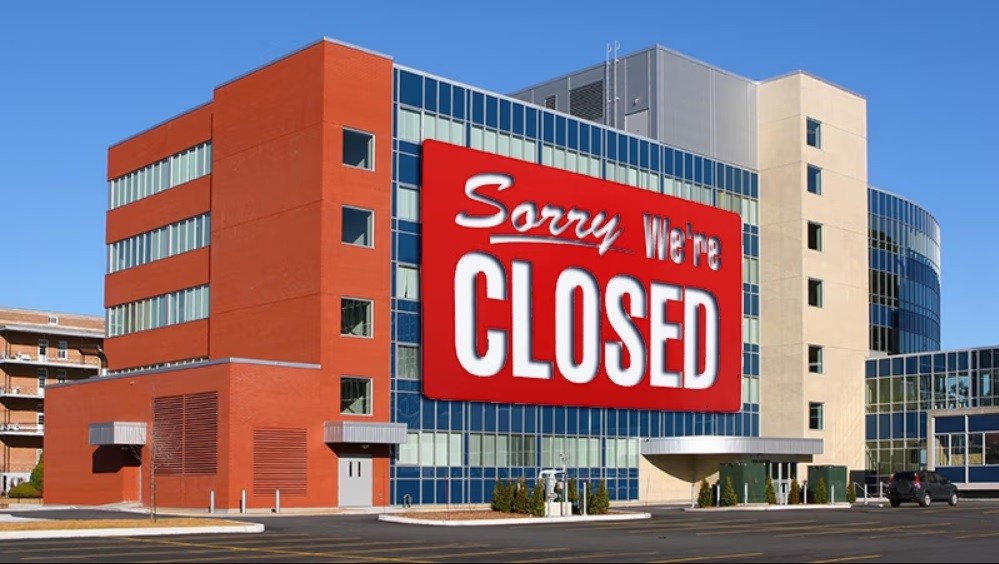 Falling Off the “COVID Cliff” – The Collapse of Big Pharma Has Begun as 30% of Rural Hospitals in America Facing Closure Hospital-closed