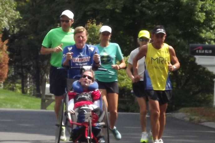 The Story of a Remarkable Father and His Handicapped Son Hoyts-running
