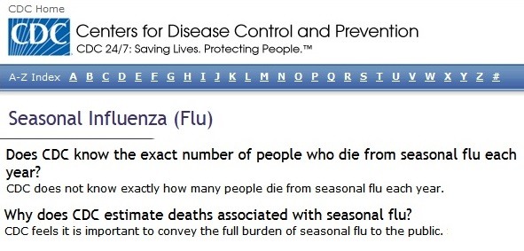 Medical Doctor Calls Out Mainstream Media for Reporting Fake Numbers of Flu Deaths in Order to Sell More Flu Vaccines CDC-Flu-Deaths11
