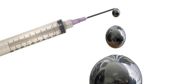 Syringe-Dripping-Aluminum-Balls
