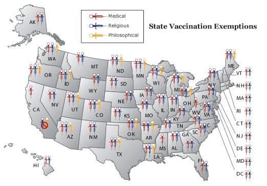 usmap-state-vaccine-exemptions