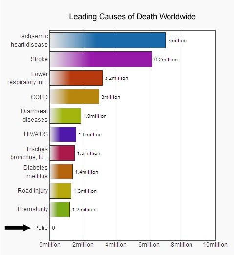 Leading Causes of Death Worldwide2