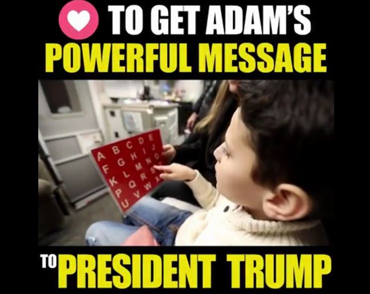 Adam-Autism-vaccine-injured-message-Trump