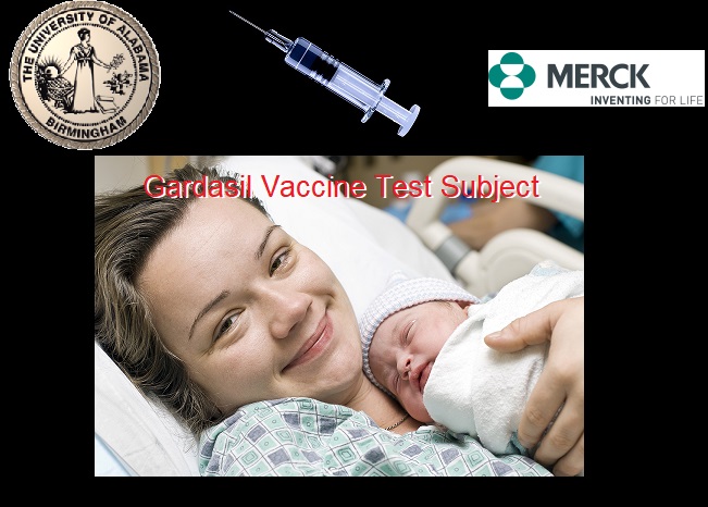 Merck and UAB Recruiting 16 to 26 Year Old Mothers Who Just Gave Birth to Enroll in Gardasil 9 Vaccine Trials Young-Mother-With-Newborn-Baby-in-Hospital-Gardasil-Vaccine-trial-2