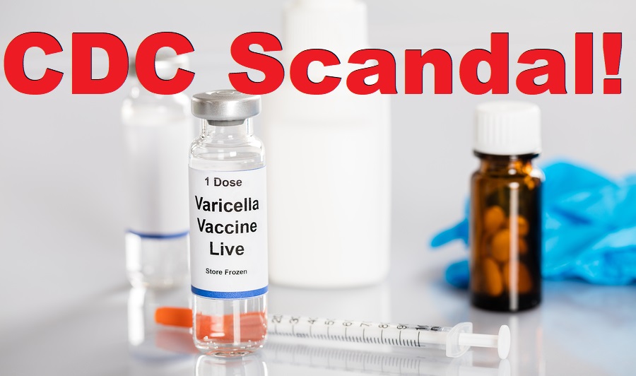 Varicella Vaccine In Vial With Syringe And Medicines