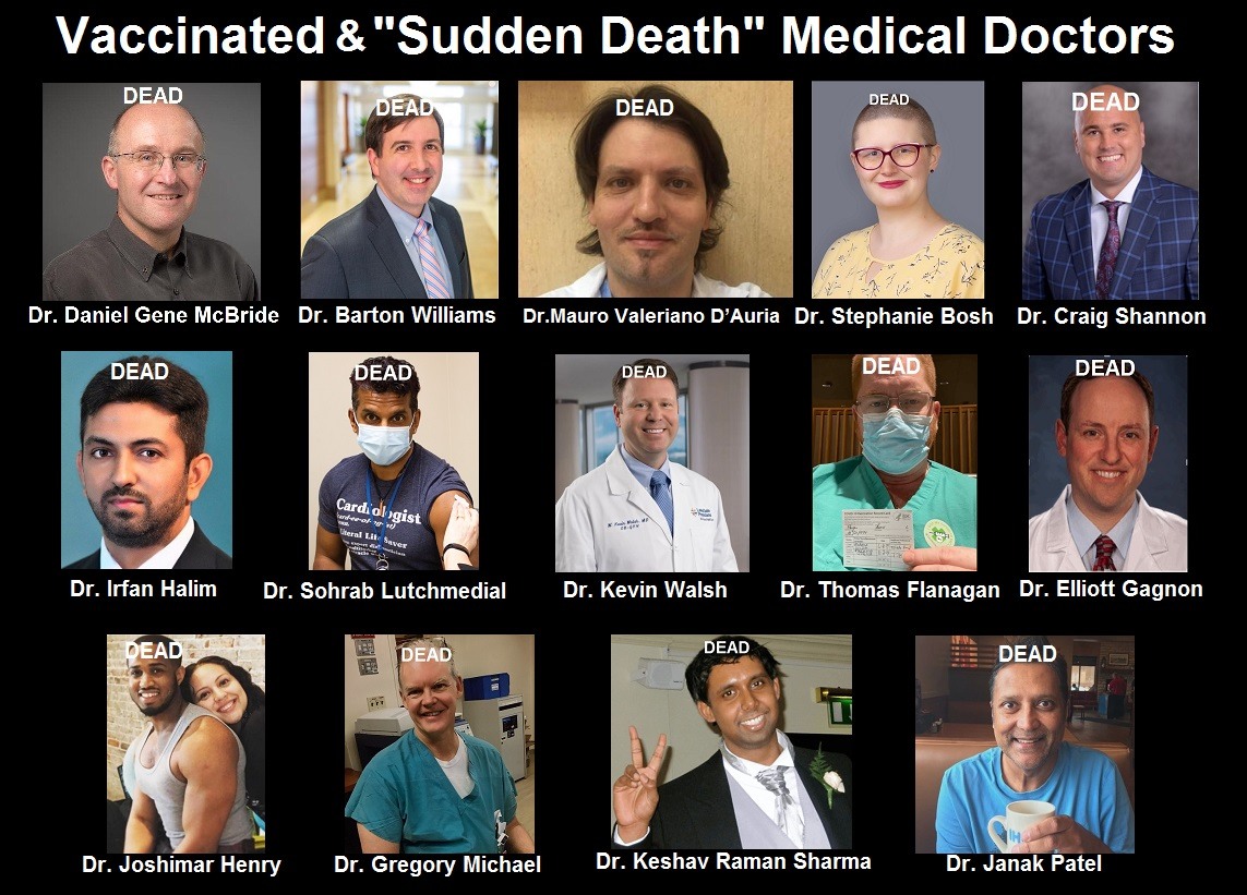 Vaccinated Doctors are Dying and Unvaccinated Doctors are Quitting or Being Fired: Who will Run the Hospitals? Dead-doctors-1